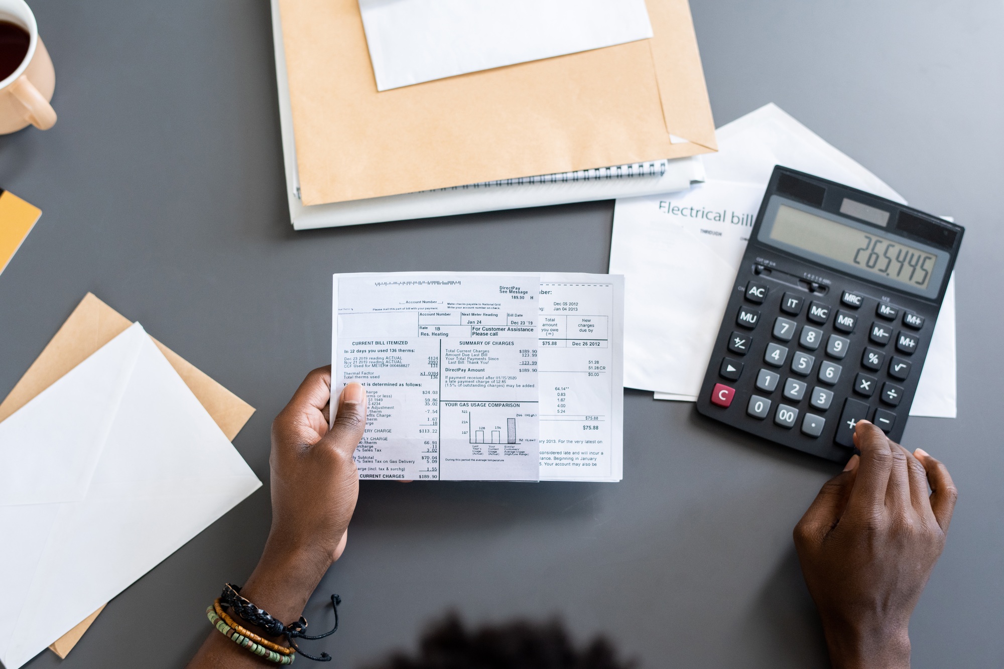 Making Calculations While Examining Bills